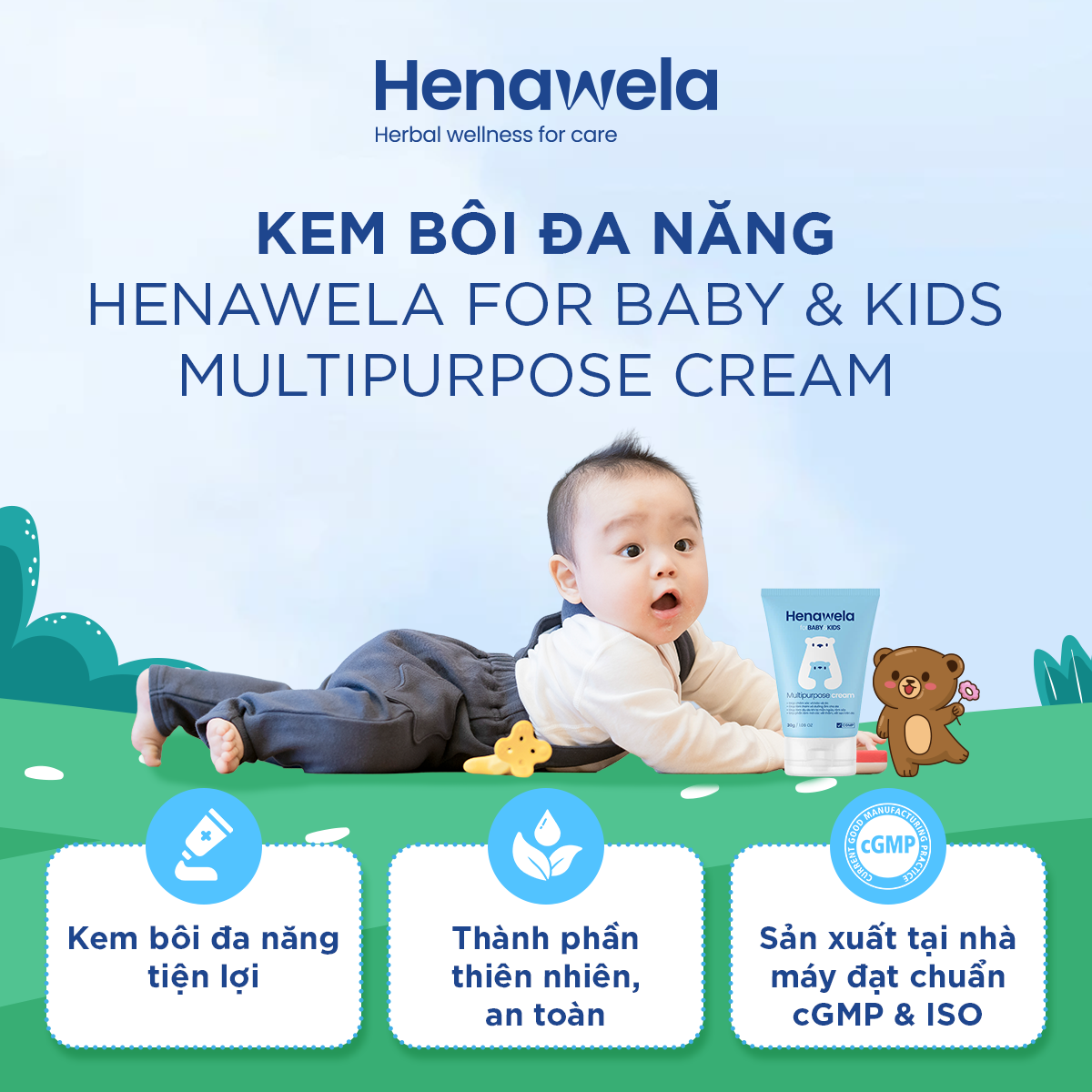 Mẹo massage cho bé khi đau bụng, khó tiêu bằng kem bôi đa năng